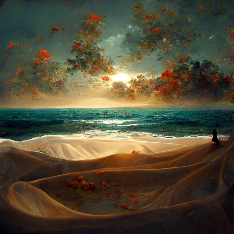 Ramdan_lost_ocean_with_sand_beach_and_sunset_in_a_dream_8f20f87e-6a1f-4101-ac4b-4a5f00b977dc.png