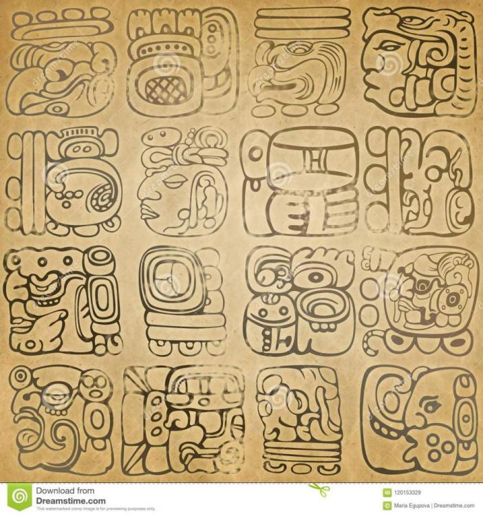mayan-aztec-glyphs-ancient-gods-characters-old-paper-mayan-aztec-glyphs-120153329.jpg